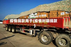 疫情捐款用于(疫情时期捐款)