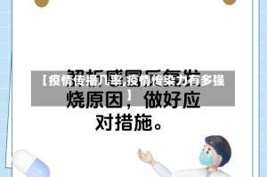 【疫情传播几率,疫情传染力有多强】