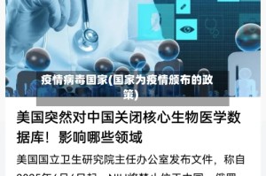 疫情病毒国家(国家为疫情颁布的政策)