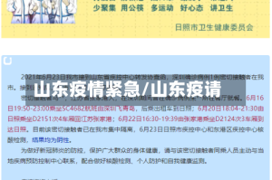 山东疫情紧急/山东疫请