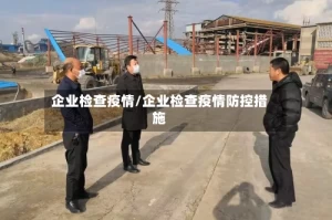 企业检查疫情/企业检查疫情防控措施