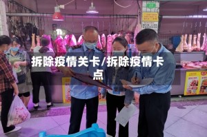 拆除疫情关卡/拆除疫情卡点