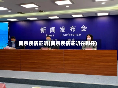 南京疫情证明(南京疫情证明在哪开)-第1张图片