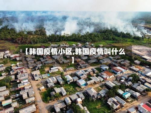 【韩国疫情小区,韩国疫情叫什么】-第3张图片