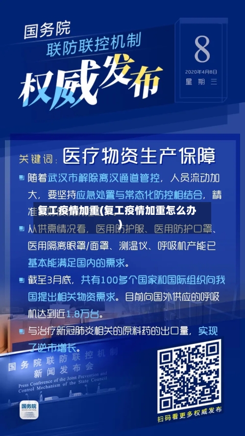 复工疫情加重(复工疫情加重怎么办)-第1张图片